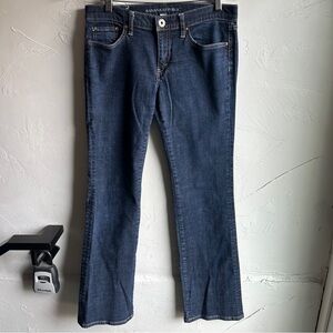 Banana Republic Bootcut Jeans Dark Wash Mid Rise Classic Minimal Denim 28‎